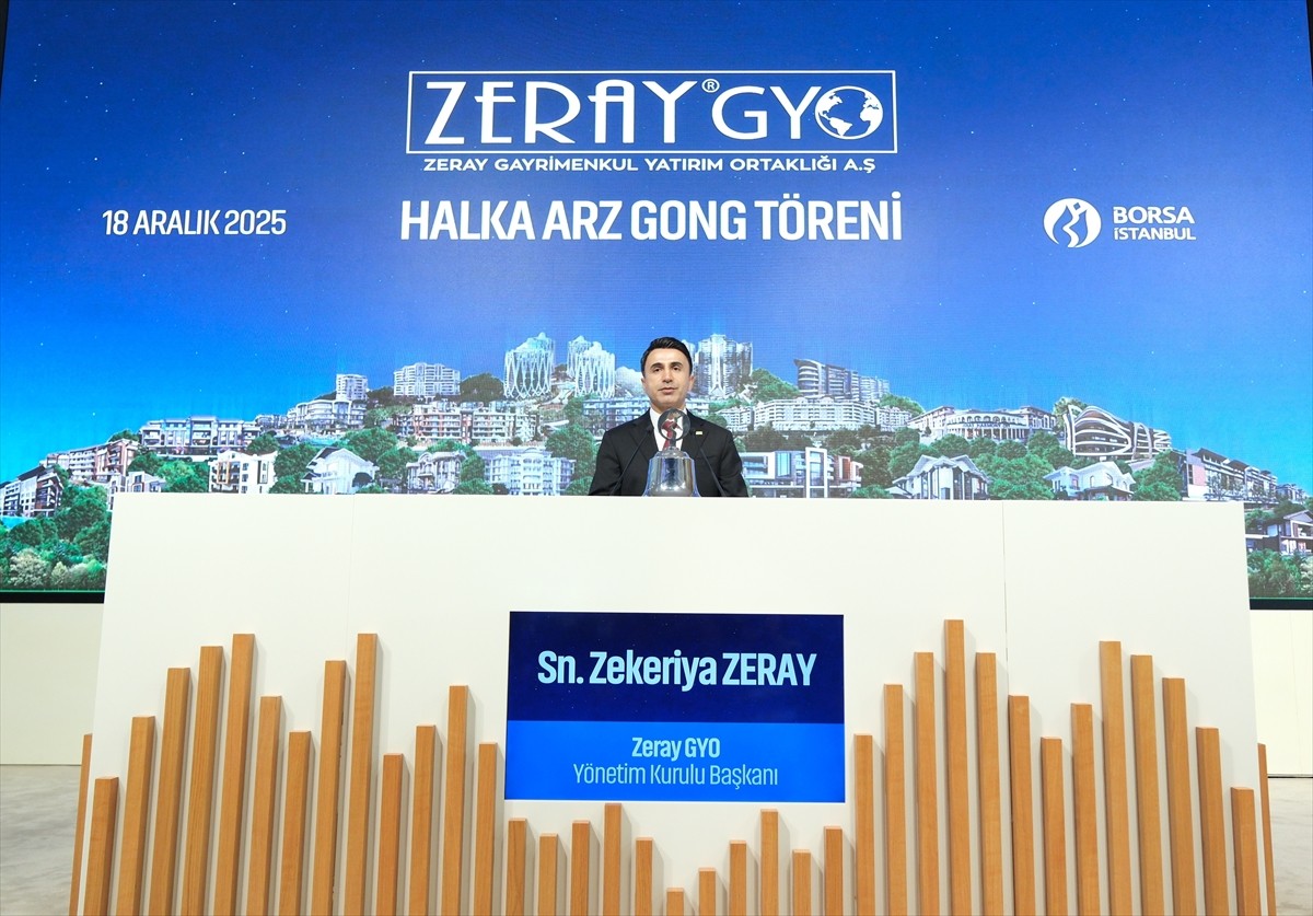 Talep toplama sürecini tamamlayan Zeray Gayrimenkul Yatırım Ortaklığı AŞ'nin payları Borsa...