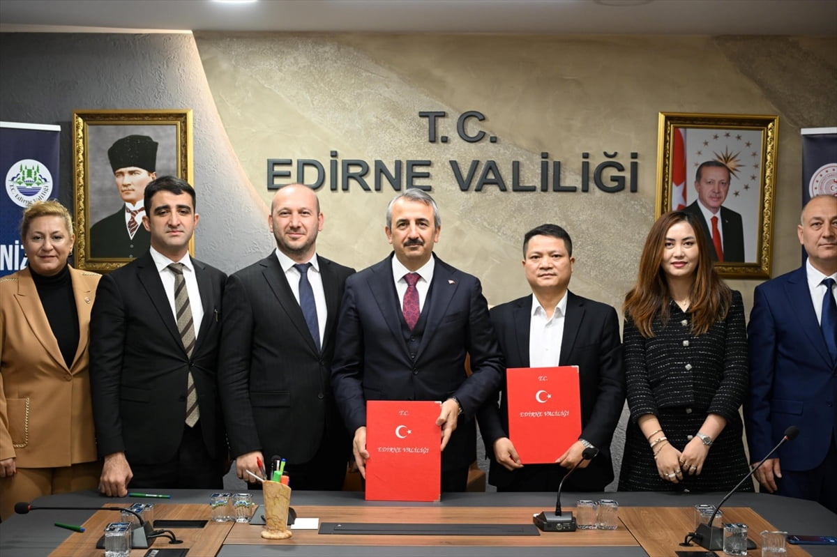 Edirne’de yeşil ve yenilikçi hedefle oluşturulan Organize Sanayi Bölgesinde (OSB), Çinli bir...