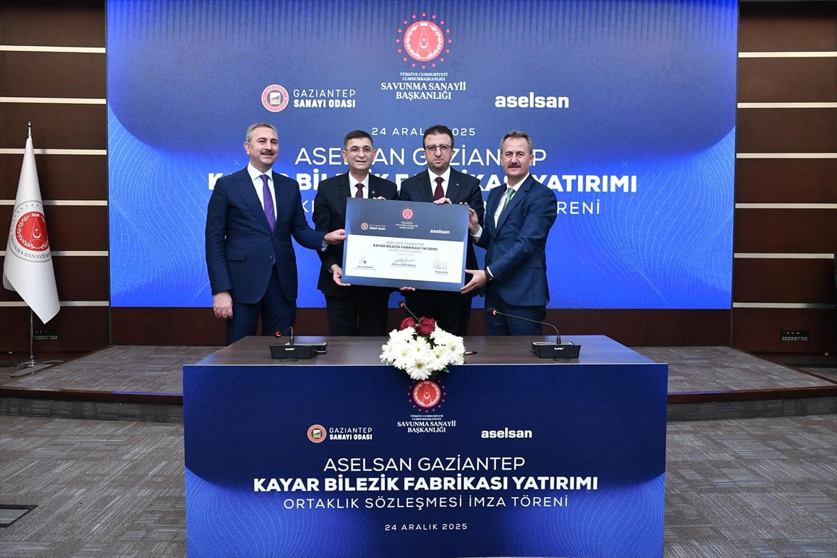 ASELSAN Gaziantep Kayar Bilezik Fabrikası Yatırımı Ortaklık Sözleşmesi İmza Töreni...