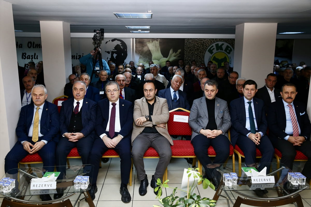 Giresun'da, FİSKOBİRLİK Olağan Mali Genel Kurulu, Entegre Fındık İşleme Tesisleri'nde...