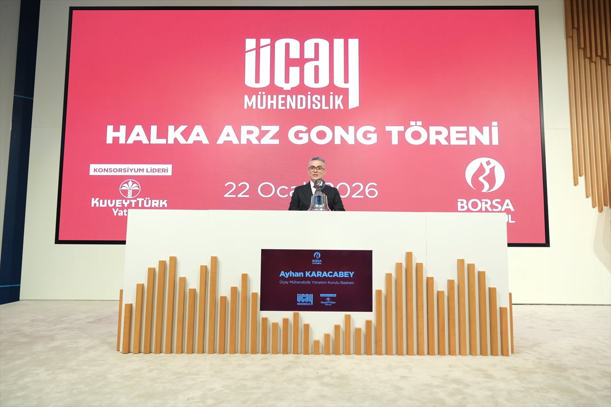 Borsa İstanbul'da gong Üçay Mühendislik Enerji ve İklimlendirme Teknolojileri AŞ için çaldı. Halka...
