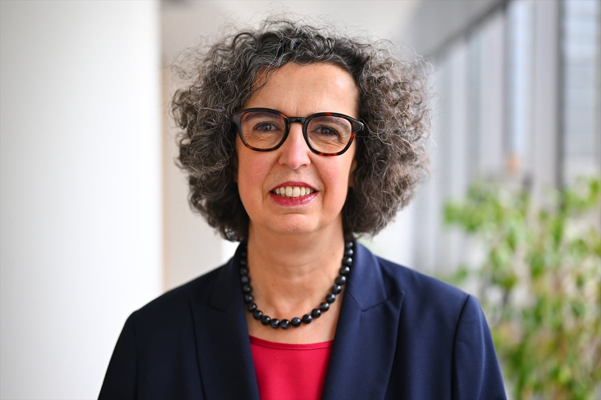 EBRD Türkiye ve Kafkaslar Yönetici Direktörü Elisabetta Falcetti, AA muhabirine açıklamalarda...