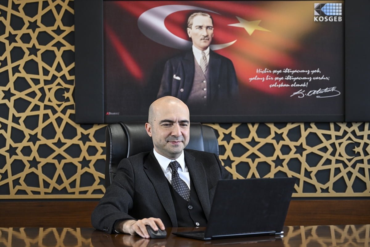 Küçük ve Orta Ölçekli İşletmeleri Geliştirme ve Destekleme İdaresi (KOSGEB) Başkanı Ahmet Serdar...