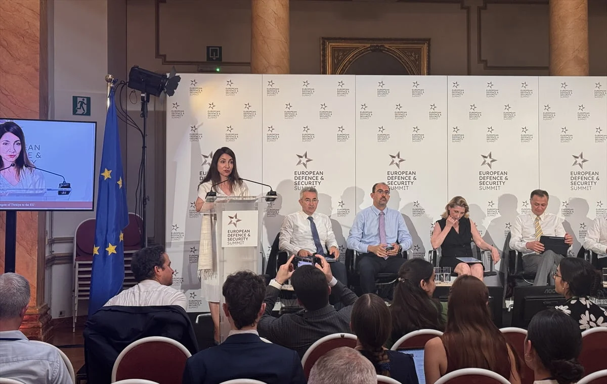 Türkiye'nin Avrupa Birliği (AB) nezdindeki Daimi Temsilcisi Büyükelçi Yaprak Balkan, Brüksel'de...