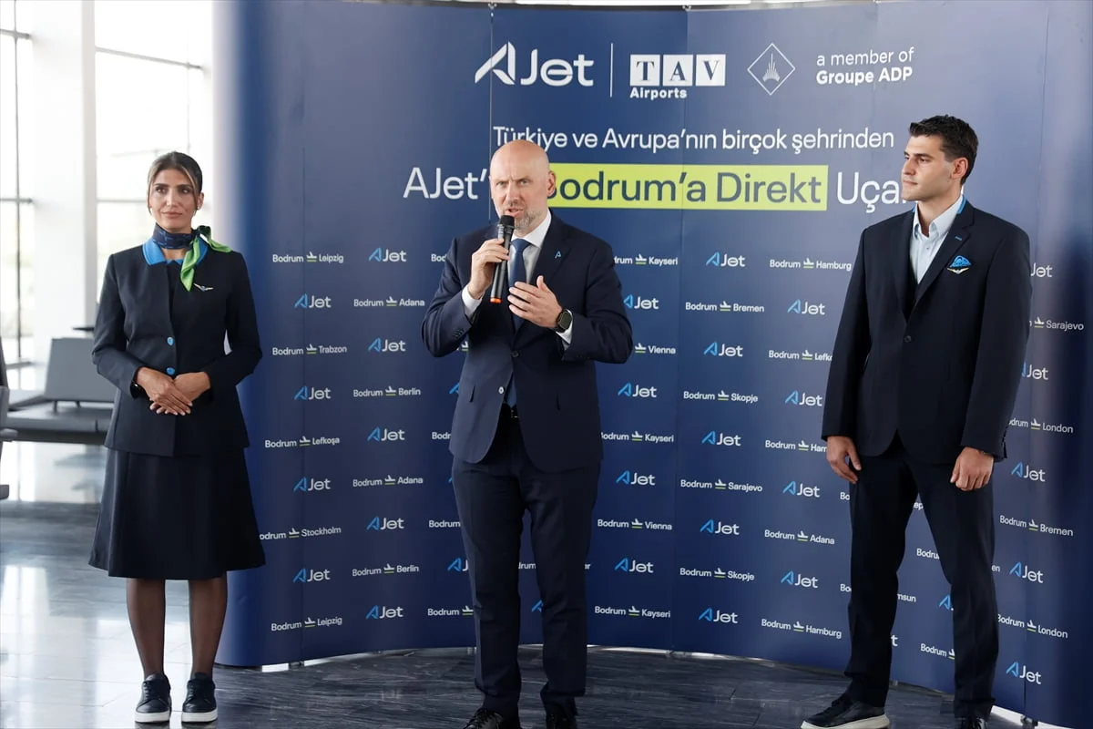 AJet, yaz sezonunda üçüncü operasyon üssü olarak konumlandırdığı Milas-Bodrum Havalimanı'ndan...